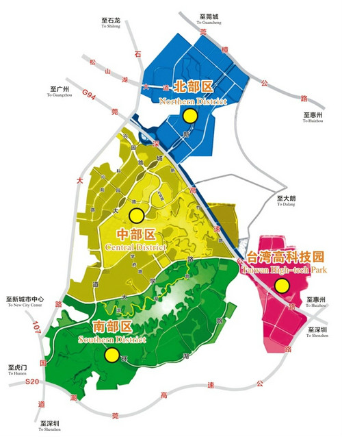 松山湖地图
